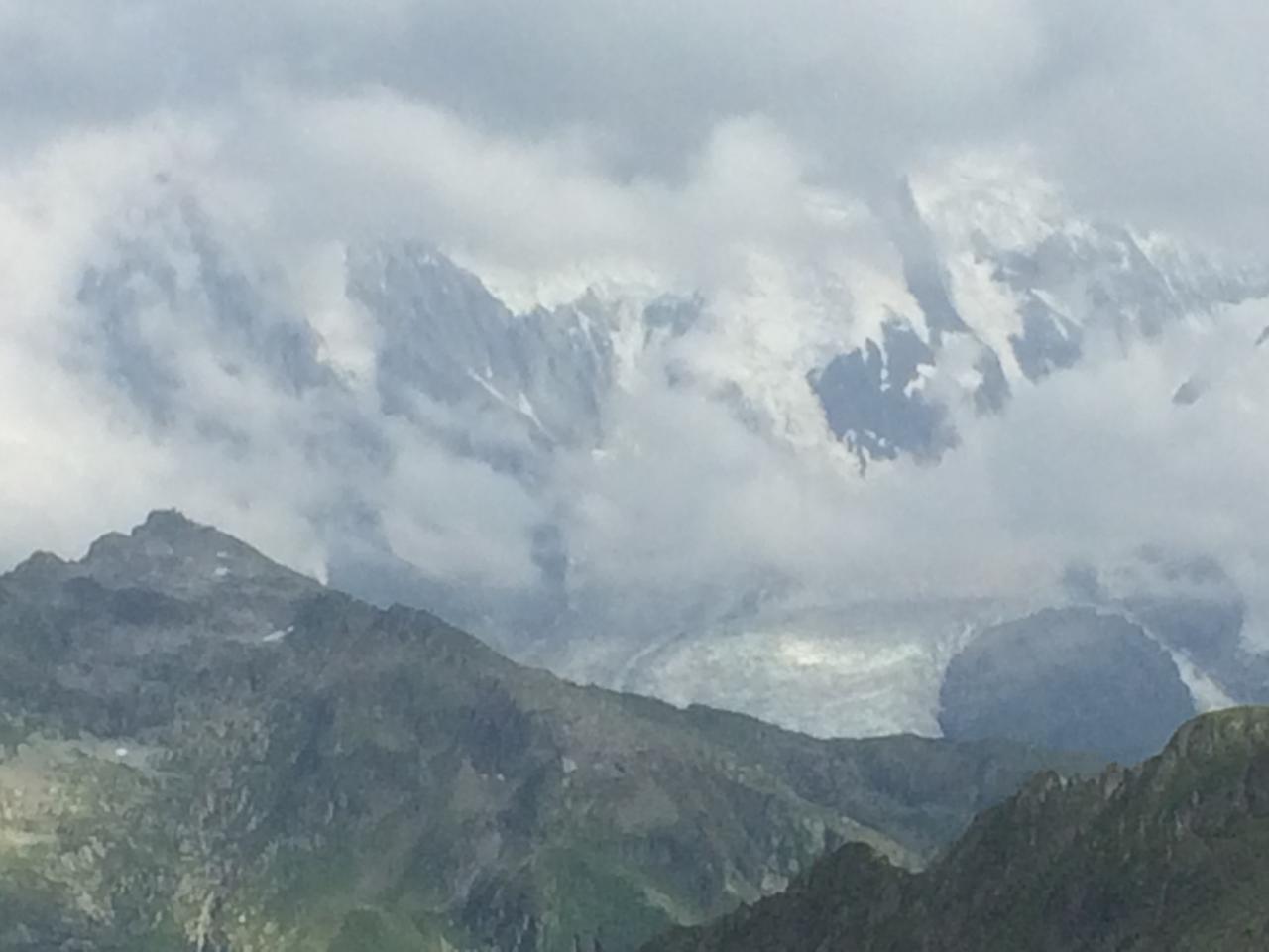 le Mont blanc se dévoile 