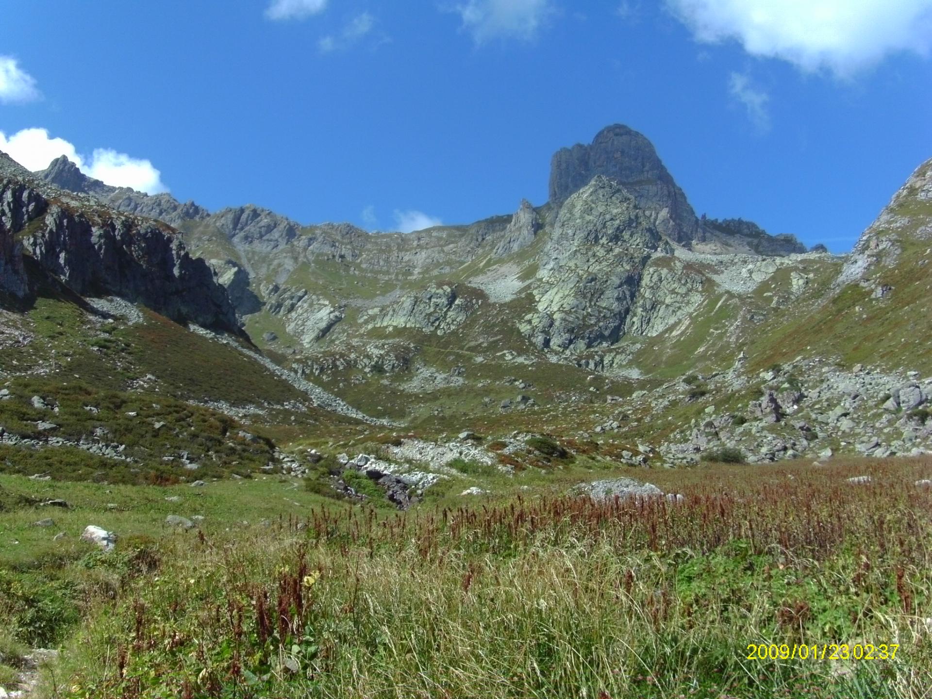 La pierra Menta au soleil