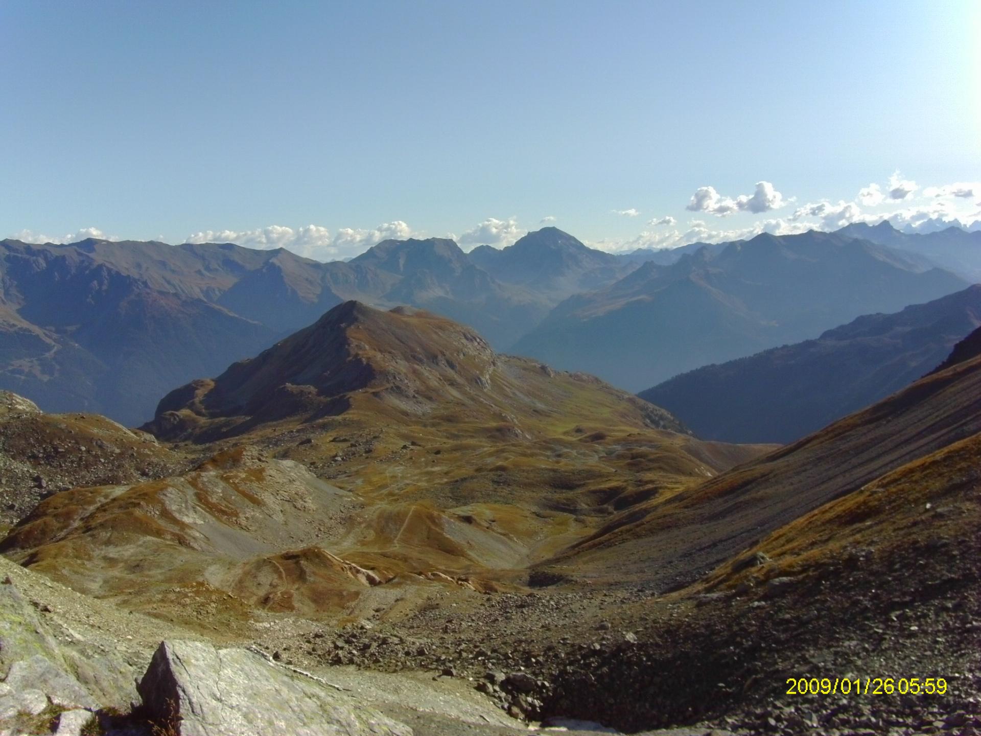 La vallée par laquelle nous allons redescendre J6