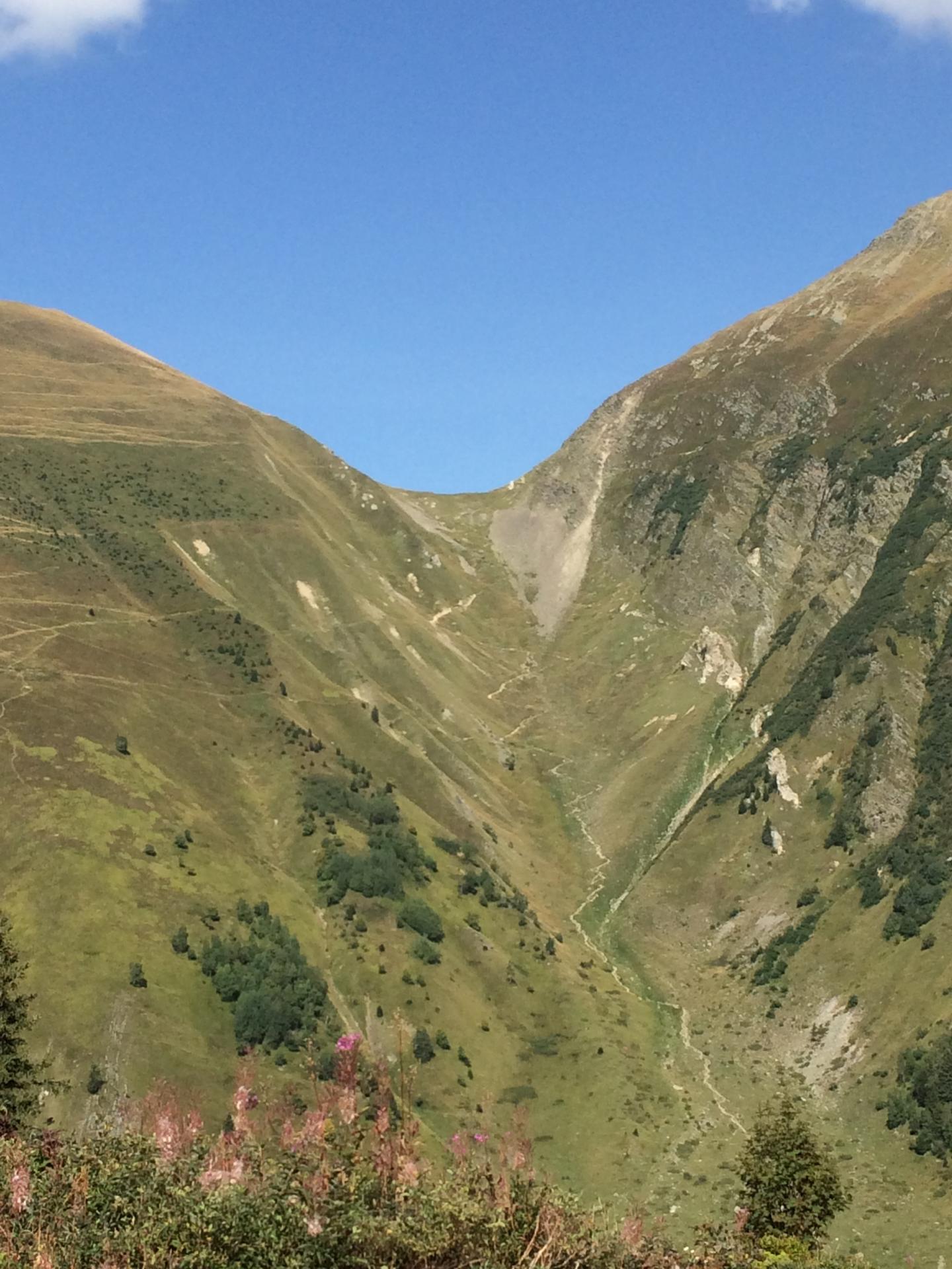 Col de Tricot vu de Miage J1