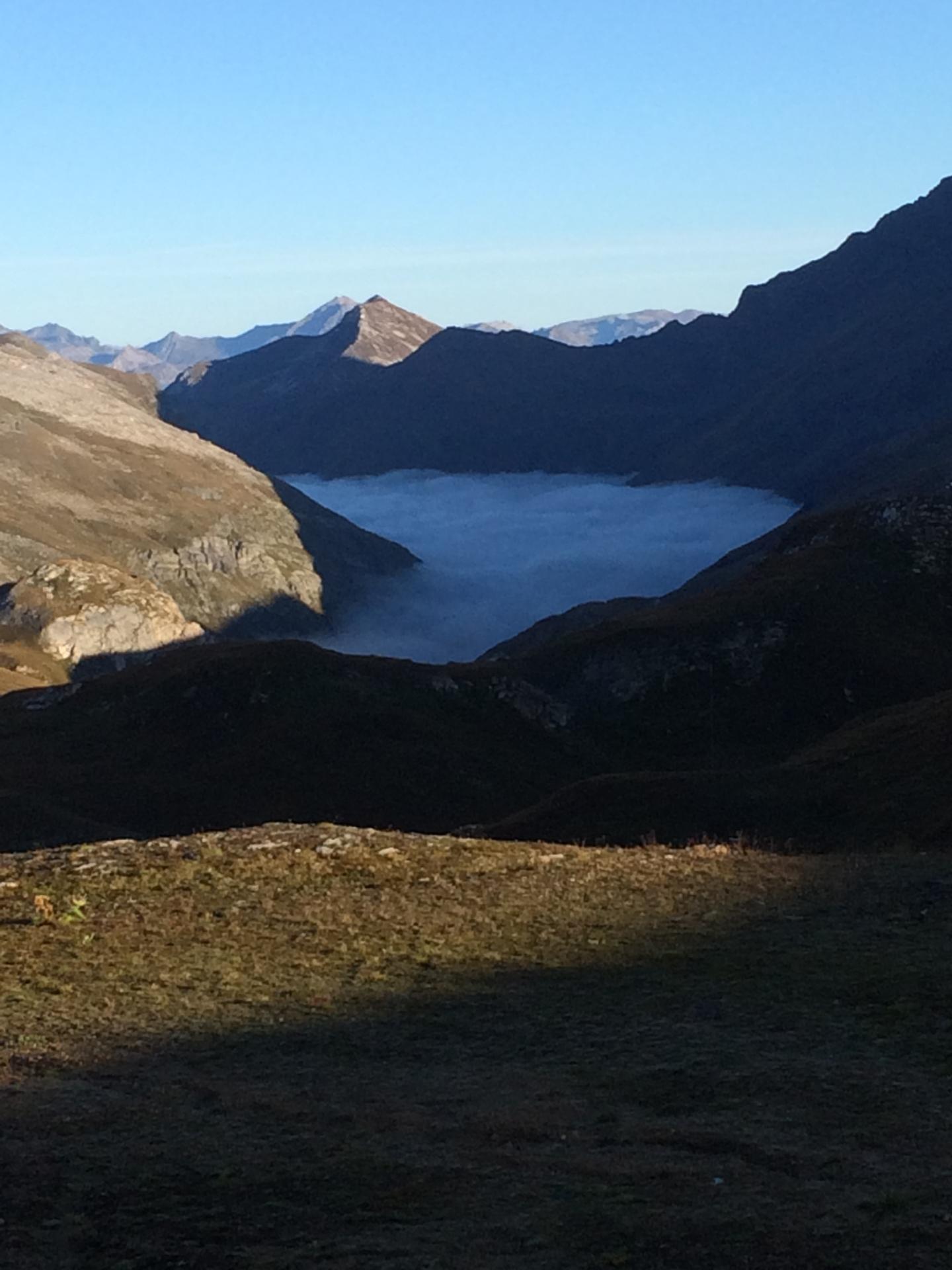 Petit matin au refuge du col du Palet J5