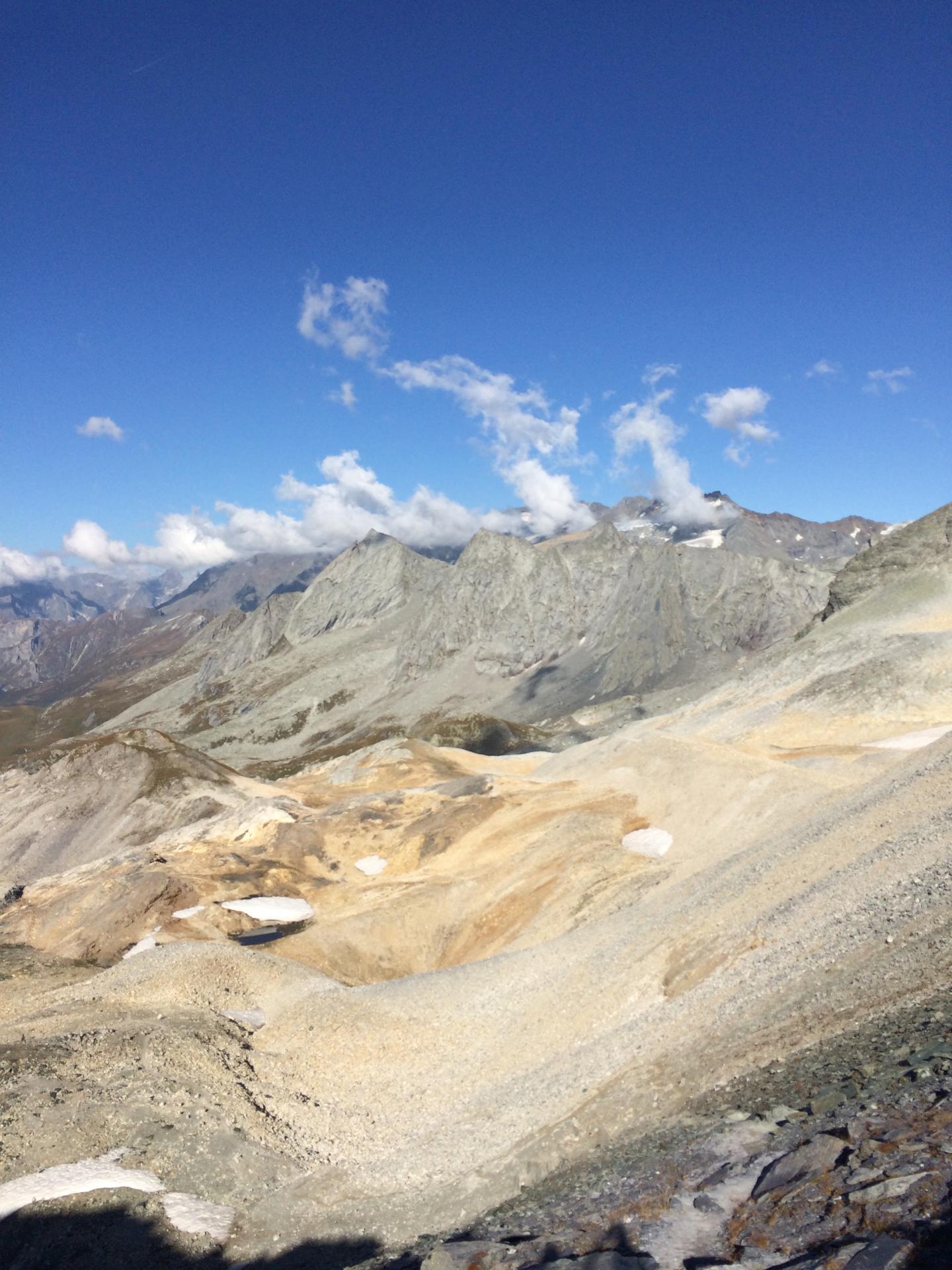 Panorama désertique du col de Chavière J6