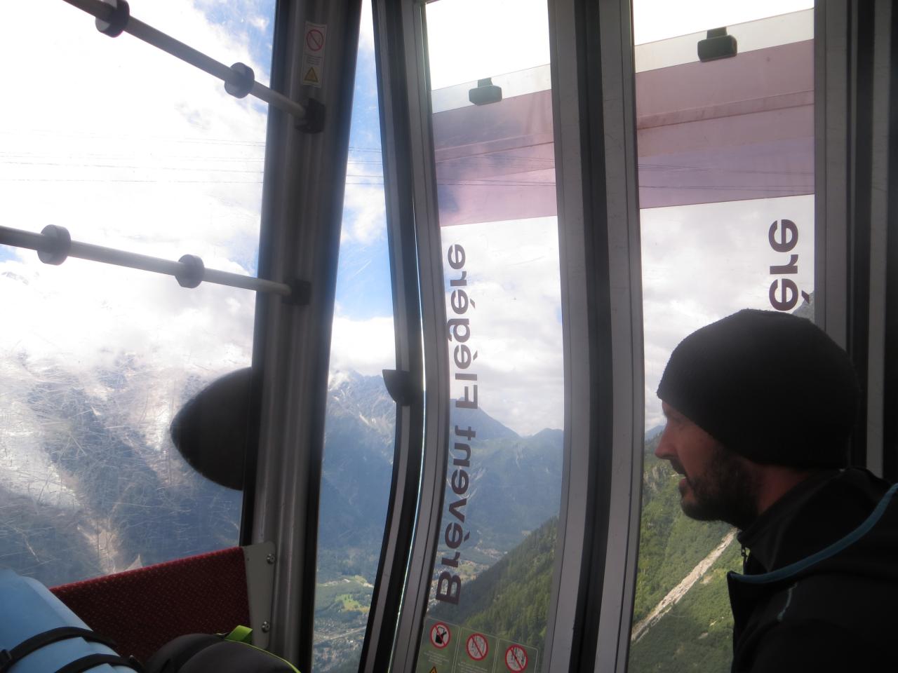Descente sur Chamonix