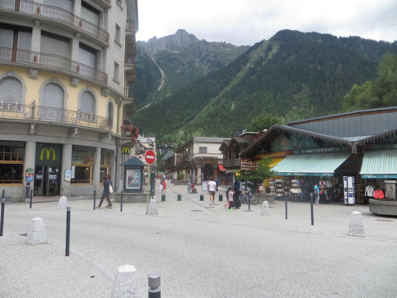 Le Brévent depuis Chamonix